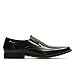 Price comparison product image Clarks Men's Slip-On Loafer Flats Shoes Acre Out Black Leather