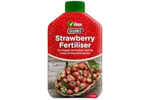 WOLVERCROFT GARDEN CENTRE Vitax Organic Liquid Strawberry Fertiliser (1L) X 4
