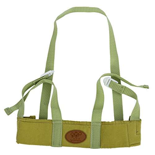 SODIAL(R) Baby Child Toddler Safety Easy Wash Harness & Step Walking Assistant Reins - Green