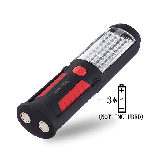 WOLFTEETH Arbeitslicht 36+5 LED Taschenlampe mit starken Magneten für Camping, Auto, Garage, Notfall 7192 - 3
