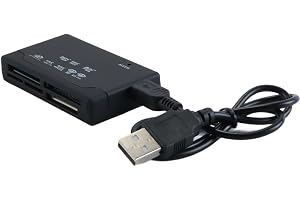Durlo Allt-i-ett-adapter för flera kortläsare för SD SDHC M2 MMC XD med extern USB