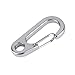 Produktbild Swiftswan 5 Stück Schnellverschluss Schlüsselbund Karabiner Karabinerhaken und Schlüsselanhänger Super Durable D-Ring Karabiner Schlüsselanhänger Haken