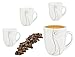 Produktbild Van Well 4er Set Kaffeebecher 330ml weiß - Verschiedene Dekore wählbar, Dekor:Granada