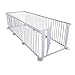 Baby Vivo large 8 side wooden baby playpen with door new grey - not foldable
