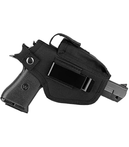 Étui IWB Gexgune – Holster Ceinture Pour Pistolet, Dissimulé, Compatible Glock 17/19, Ruger LC9, M&P Shield