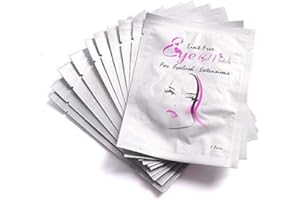 Arison Lashes Eye Gel Pads 50 Pairs Eyelash Extension Under Eye Gel Patches Lint Free Eye Patches with Smooth Front Side and Collagen Back Side Eye Pads for Individual Eyelash Extension (Jenny)