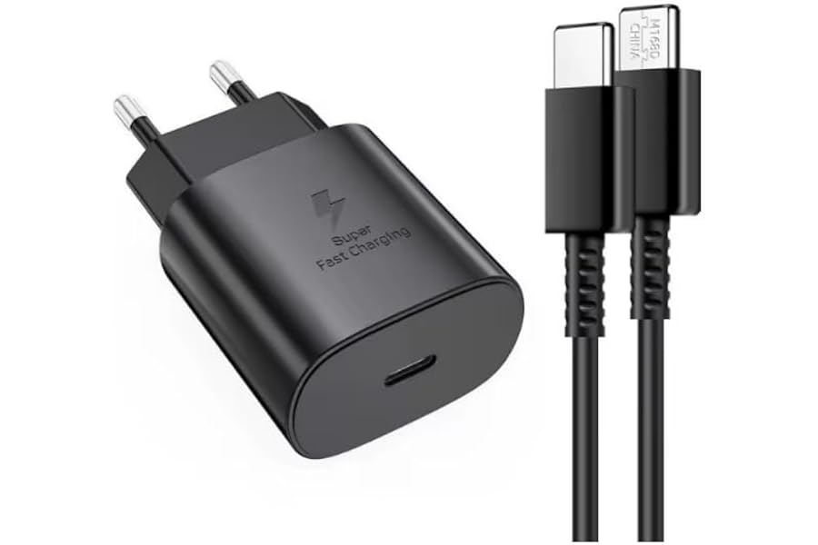 25W USB C Fast Charger for Type-C Devices, Fast Charger USB C with 1M Cable, Compatible to Type-C Devices and i-Phone 15 upwa