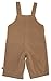 Loud + Proud Unisex Baby Fine Cord Dungarees - Organic Cotton, Beige - Beige (Schlamm ), 6-12 Months