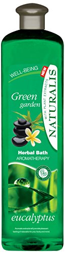 Naturalis Well-Being 1000ml Green Garden Herbal Bath Aromatherapy - Eucalyptus