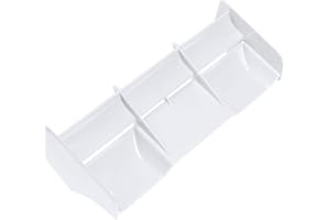KEEDA Aile arrière en plastique pour voiture télécommandée 1/8 échelle 1/8 (Blanc)