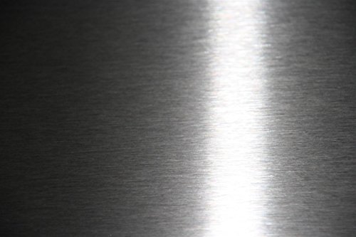 3 mm Edelstahlblech V2A 1.4301 K240 geschliffen einseitig Folie – 200 mm x 400 mm - 7