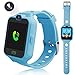 Price comparison product image PHRtoy Smart Watch for kids, Unlocked Cell Phone Watch with [SIM Calls] [Anti-lost SOS] [Camera] [Alarm] [Games] Smart Watch Nice Birthday for Kids, Boys and Girls (blue)