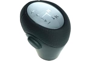 DO!LED Generisch Schaltknauf Knauf Schalthebel Schaltknopf Silber Automatik kompatibel/Ersatzteil für Smart 450 451