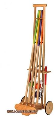 Jouets de France Jeu de croquet en bois ado et adulte, artisanat Français