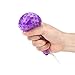Produktbild QinMM Spongy Shark Bead Stress Ball Spielzeug Squeezable Stress Spielzeug Stress Relief Ball Heilung Spielzeug Charm Geburtstag Party Geschenk Dekompression Spielzeug Geschenk (Lila)