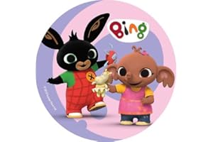 PARTYLANDIA Cialda in Ostia per Decorazione Torte Cartoni Animati Bambini (Bing)