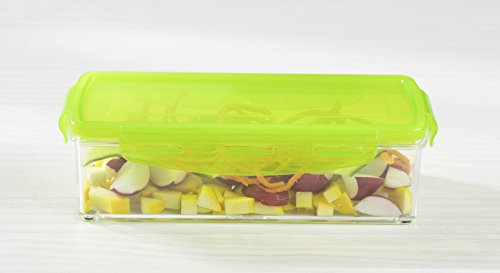 Genius Nicer Dicer Smart | Kiwi-Grün | 13 Teile | Alles-Schneider | Schneiden | Hobeln | Schälen | Aufbewahren | Schneid-Gerät |TV-NEU - 6