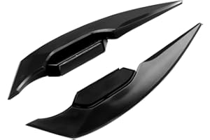 HUAMENGYUAN 2 PièCes Kit Aile AéRodynamique Moto,Aile CaréNage Moto Aileron De Moto Aileron Fixe Ailerons De Moto Kit Winglet AéRodynamique Universel Pour Moto Pour Motos éLectriques Scooter