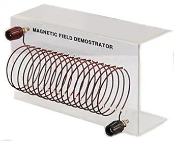 Labworld Magnetic field demonstrator air core solenoid laboratory type induction coil for induced magnetic field apparatus in laboratory and teaching magnetism and electromagnet in physics lab