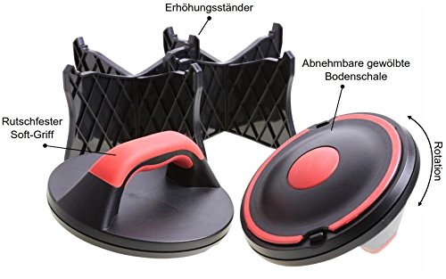 Original Push Up Extreme, drehbare Liegestützgriffe, Komplettset mit Zubehör, SP-PUB-004 - 6