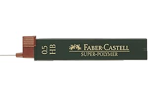 FABER-CASTELL Distributeur de mines fines avec 12 mines 0,5mm HB