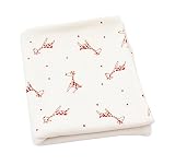 ByBoom® – BIO Babydecke, Kuscheldecke, Erstlingsdecke, Sommerdecke aus 100% Bio Baumwolle mit Motiv, 70×100 cm; MADE IN EU - 4