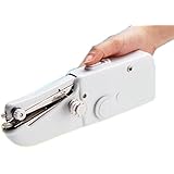 Cisixin Portable mini Máquina de Coser a Mano sin Cuerda, Puntada Herramienta Rápida para la Tela de la Ropa