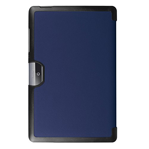 Acer Iconia One 10 B3-A30 Hülle, IVSO Ultra Schlank Superleicht Ständer Slim Leder zubehör Schutzhülle für Acer Iconia One 10 (B3-A30) 25,7 cm (10,1 Zoll HD) Tablet-PC perfekt geeignet (Für Acer Iconia One 10 (B3-A30), Blau) - 3