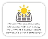 Dalber 63234E Mond und Sterne Solar Drehbare Hängelampe, Plastik, grau, 26.5 x 26.5 x 25 cm - 3