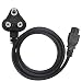 Gizga 3 Pin Laptop Power Cable Cord (1 Meter/ 3.3 Feet) RS.279.00