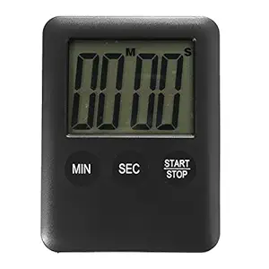 MYEDO Mini Slim Black LCD Digital Kitchen Timer Count Up Down Cooking Alarm