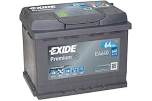 SMC Exide EA640 Batteria Dell'auto con Polo Positivo a Destra, 640A, 12V