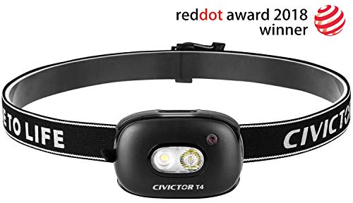 Linterna Frontal Trail Running Linterna Frontal USB Recargable Super Brillante Waterproof LED Linterna de Cabeza Alta Potencia Bateria Militar Estanca Tactica Potente pilas Mini lámpara trabajos