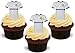 Produktbild Leeds United Shirts Fußball - 12 essbare hochwertige stehende Waffeln Karte Kuchen Toppers Dekorationen, Leeds United Shirts Football- 12 Edible Stand Up Premium Wafer Card Cake Toppers Decorations