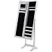 Produktbild COSTWAY Schmuckschrank Standspiegel Spiegelschrank Schmuckkasten Schmuck 33 x 37 x 142cm weiß