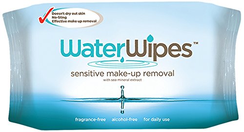 WaterWipes Sensitive Facial Make Up Removal Wipes contains 24 Wipes - Pack of 3