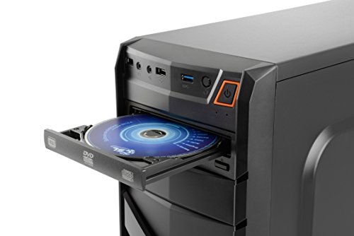 Gaming PC IDV A10-7850K inkl. Windows 7 Professional – AMD Quad-Core A10-7850K 4x 3700 MHz, GeForce GTX 1050, 8GB RAM, 1TB (1000GB) HDD, 300MBit/s WLAN, 10in1 CardReader - 2