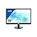 Produktbild AOC E970SWN 47 cm (18,5 Zoll) Monitor (VGA, TN Panel, 1366 x 768, 60 Hz) schwarz