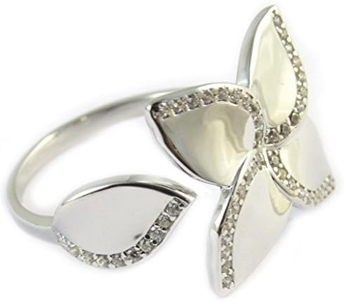 Altesse [P0747] - Silver ring 'Vahiné' silver white.