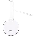 King Mariot Medical Equipments Engler Distilling Flask | 125ML Capacity| Borosilicate 3.3 Glass | Precise & Ideal for Chemical Reactions and Distillation | Ideal for Chemistry and Biology Laboratories