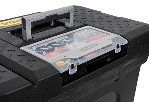 Stanley Mobile Montagebox, entnehmbarem Organizer, für Elektrowerkzeuge, ausziehbarer ergonomischer Stahlgriff, 1-97-503 - 4