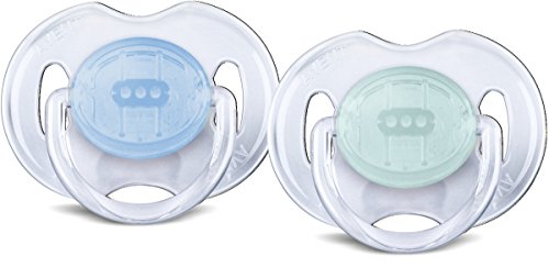 AVENT Schnuller durchsichtige Designs 0-6 M. 2 ST - 3