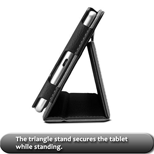 Odys Pluto 7 Hülle Case, Infiland Slim Fit Folio PU-lederne dünne Kunstleder Schutzhülle Cover Tasche für Odys Pluto 7 17,7 cm (6,98 Zoll HD IPS Display) Phablet (mit Auto Schlaf / Wach Funktion)(Große Augen) - 6