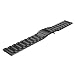 Produktbild Altsommer Armband 22mm für Xiaomi Huami Amazfit A1602 Luxus Edelstahl mit M Schnellverschluss Armbände Edelstahl Zubehör Replacement für Damen Herren (Schwarz)