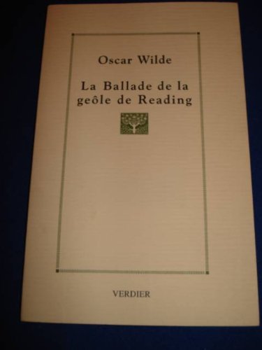 couverture de : Ballade de la g&eacute;ole de Reading (La)