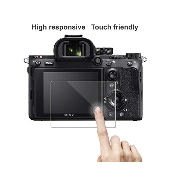 (4 Piezas) OOTSR Protector de Pantalla para Sony Alpha A9 A7II A7RII A7SII A7RIII A7R Mark II, Protector de Vidrio… - Image 5