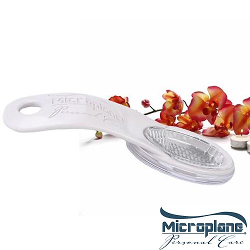 Fußfeile Microplane 70105 Premium naturweiß, entfernt Hornhaut, Hornhautfeile mit Schutzkappe - 2
