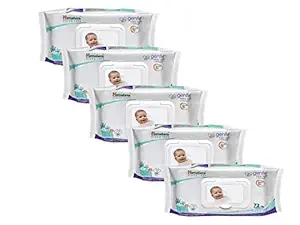 Himalaya Gentle Baby Wipes 72 (5), White