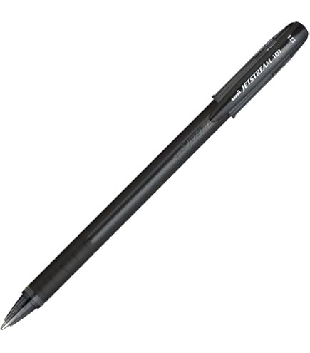 Uni-Ball Jetstream Penna A Sfera 1mm – Punta Media, Colori Rosso/Nero, Modello MSX101/1 R