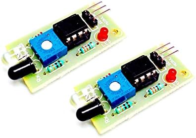 INSIGNIA LABS - 2 PCS IR INFRARED SENSOR BOARD MODULE FOR ARDUINO/PIC PROJECTS